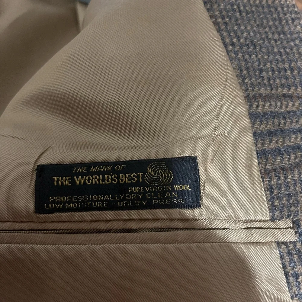 Hart Schaffner Marx Brown Sport‎ Coat Classic Tailored Design
